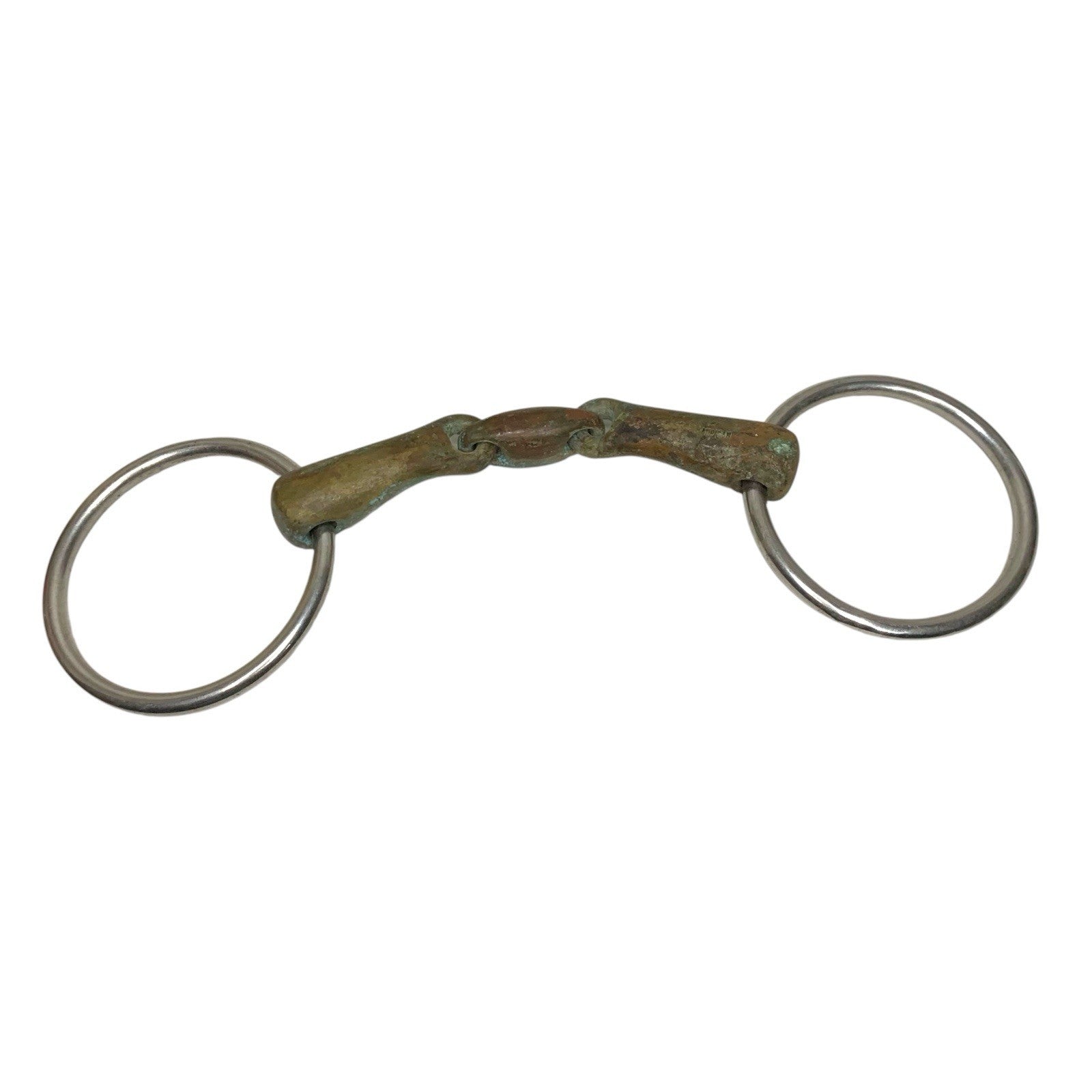 KK Ultra Aurigan Loose Ring Snaffle Bit with Lozenge Horse Riding Bit Good Cond