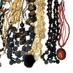 1kg Natural Ethnic Tribal Style Jewellery Bundle Mixed Lot Wood Bovine Bone