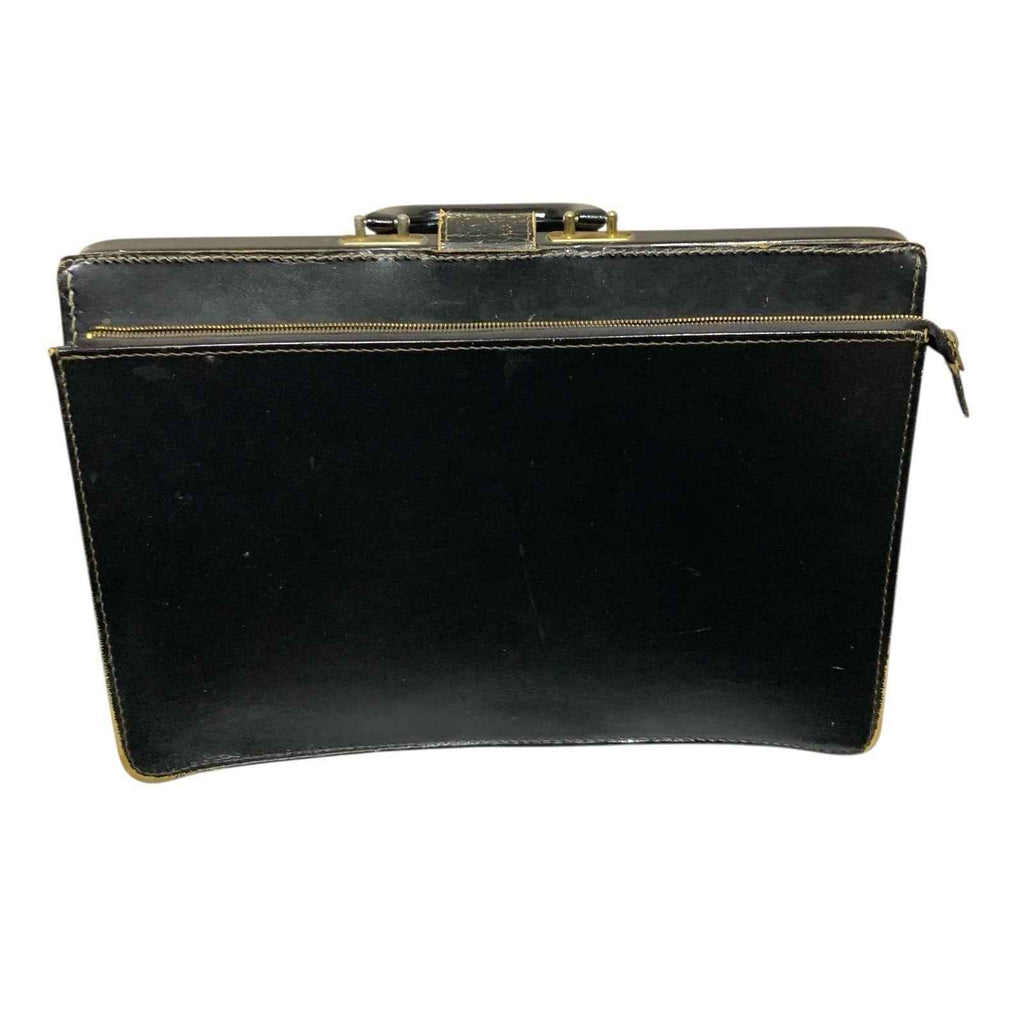 Vintage Papworth Leather Luggage Lawyers Doctors Attache Briefcase Brown Case