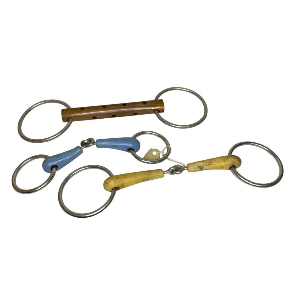14x Mixed Horse Bits Job Lot Pelham Gag Mullen Snaffle Swelham Bundle Good Cond