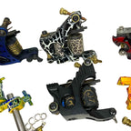 Bundle Joblot 8x Coil Tattoo Machines Guns Liner Shader Set Mixed Colours