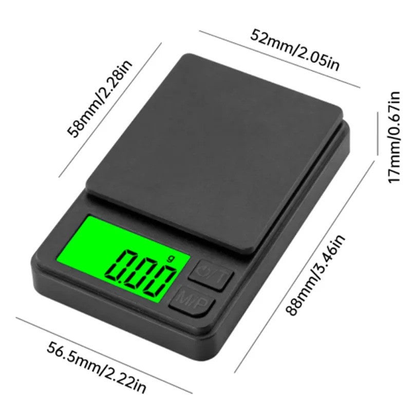 Digital Weighing Scales Jewellery Gold Mini Micro Pocket Electronic 0.1g 1000g Industrial Scales by TheVoyageBird