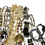1.5kg Ethnic Tribal Jewellery Bundle Wood Bovine Bone Findings Job Lot