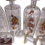 Bundle of 10 Glass Ships in Bottles Mayflower HMS Churchill Nautical Collection