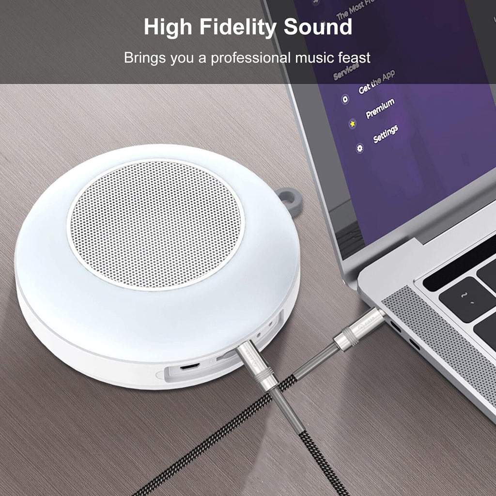 10m Pro Guitar Cable Straight Stereo Audio Amp Lead 1/4" 6.35mm - Braided Tweed Cables, Leads & Connectors by TheVoyageBird