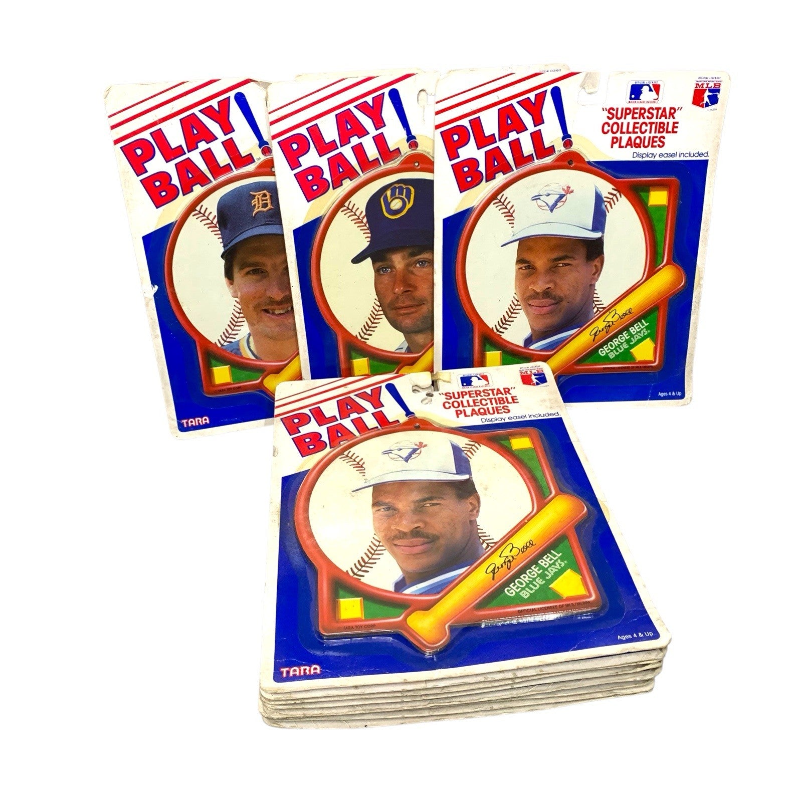 11x Play Ball Superstar Plaques Sealed Paul Molitor George Bell Jack Morris MLB Other Baseball Memorabilia by TheVoyageBird