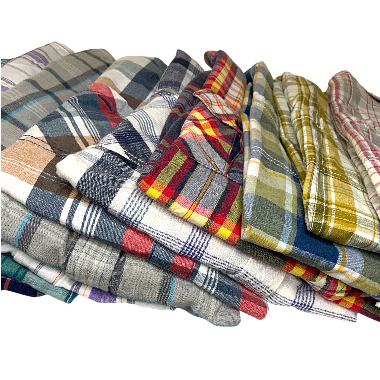 11x Weird Fish Mens Shirts Bundle Short Sleeve Checked Cotton Size M Medium L Casual Shirts & Tops by TheVoyageBird