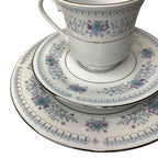 Liling Mandarin 18 Piece Tea Coffee Set White China Cups Saucers Boxed