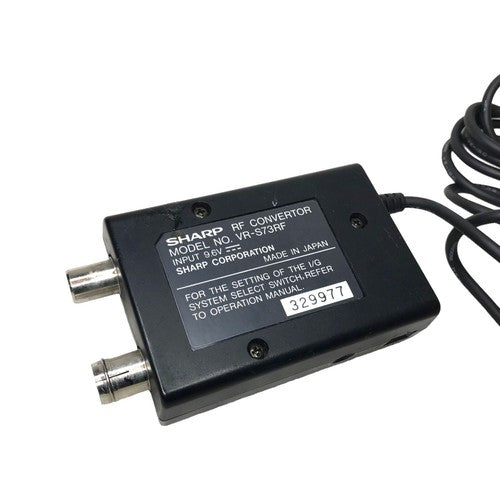 Sharp VR-S73RF RF AC TV Camcorder Video VCR to RF Converter - Vintage Japan Tech — view 4