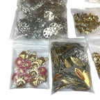 Bundles of Jewellery Making Pendants & Charms - Unused Hearts Leaves Star Signs