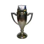 Vintage Silver Plated Trophy Cup Table Lighter Twin Handles Barware Decor