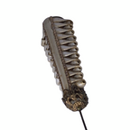 1890s Edwardian Hatpin Gilt Mount Hand-Curled Scrolls Rare Organic Art Nouveau Hatpins by TheVoyageBird