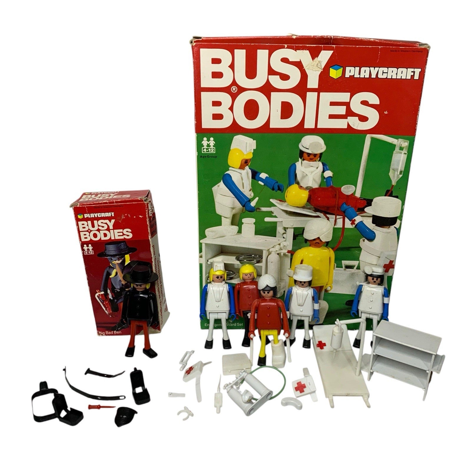1970s Mettoy Busy Bodies Emergency Ward L5680 & Big Bad Ben Sets Boxed - Rare Other Vintage & Classic Toys by TheVoyageBird