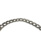 Heavyweight Solid 925 Sterling Silver Half Bracelet Hallmark - back view | Fine jewellery