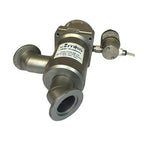 MKS HPS Vacuum Angle Valve Assembly Solenoid KF Flange 12VDC B3113-S31