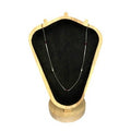 Italian Caleari 925 Sterling Silver Necklace Stone Detail Vintage Jewellery