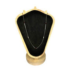 Italian Caleari 925 Sterling Silver Necklace Stone Detail Vintage Jewellery