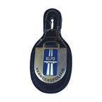 Dutch KLPD Verkeerspolitie Traffic Police Badge Netherlands Leather Hanger