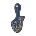 French 17e BCP Chasseurs a Pied Military Badge Drago Paris Nice Leather. Vintage pre-owned item, actual item photographed by The Voyage Bird.