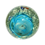 Large Studio Art Glass Aquarium Fish Paperweight Bubble Glass Sculpture 2.2kg