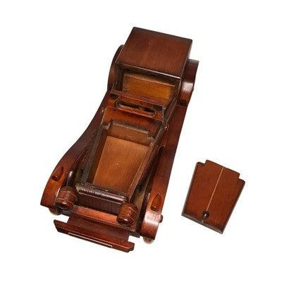Bugatti Type 41 Royale 1927 Wooden Model Car Cigarette Box Vintage Collectable — view 4