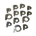 MKS HPS ISO-KF Vacuum Flange Toggle Clamps Mixed Size Lot x13 NW Industrial
