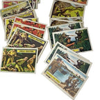 1965 A&BC Battle WWII Trading Cards 30 Card Lot 17 Different UK Gum - front view
