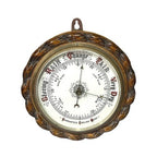 Antique English Oak Aneroid Wall Barometer Guaranteed English Make c1900