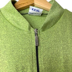 Vintage 80s SMS Santini Cycling Jersey Green Made In Italy XXXL Short Sleeve