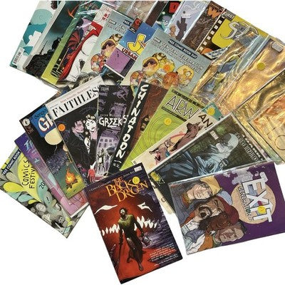 47x Mixed Indie Comics Bundle Alternative Fantasy Horror Sci-Fi Graphic Novel Lo