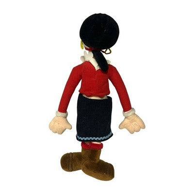 Vintage Olive Oyl Popeye Plush Soft Toy Doll Character Figure 1980s 1990s