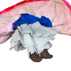 Latin American African Ethnic Doll - Porcelain Cloth Rag Doll with Dress Clothes