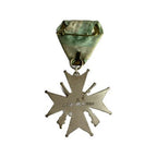 Bulgarian Order Military Merit 4th Class Cross Swords Silver Gold Medal Kingdom