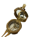 Vintage Stanley London 1941 Brass Prismatic Sighting Compass No 1340