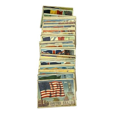 1956 A&BC Flags of the World Trading Cards Near Complete Set Missing No 46
