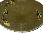 Montana Silversmiths 24 Gold Electro Plate Eagle Western Cowboy Belt Buckle - side view