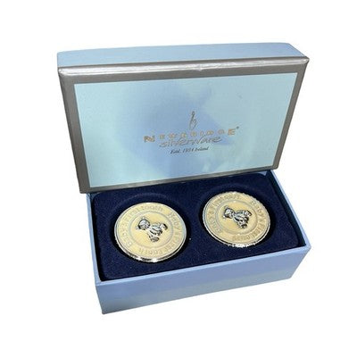 Newbridge Silver Plated Baby Tooth Curl Box Set Teddy Keepsake Gift Boxed