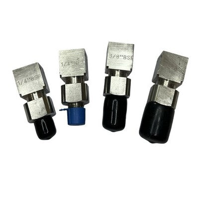 4x Stainless Hydraulic Instrument Adaptor Fittings 1/4 3/8 1/2 BSP NPT Lot — view 2