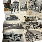 Antique Postcard Lot Egypt Jerusalem Bethlehem Madagascar Ethnographic Orient