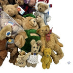 40+ Vintage Teddy Bear & Soft Toy Job Lot Harrods Rupert Teletubbies Boyds Toys