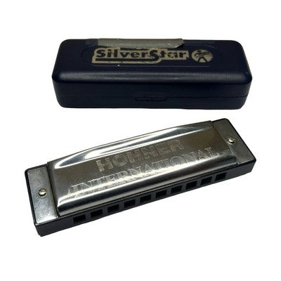 Vintage Hohner Silver Star Harmonica C Major Made in Germany Boxed