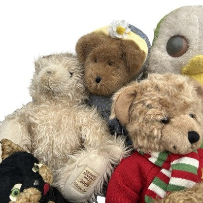 32x Vintage Teddy Bear & Soft Toy Job Lot Harrods Winnie Pooh Cheburashka Boyd’s