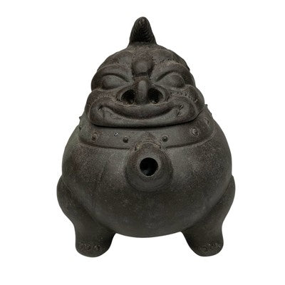 Vintage Yixing Zisha Fang Yuan Heini Foo Dog Teapot Square Circle Boxed