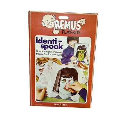 Vintage Remus Play-Kits Identi-Spook Monster Maker Craft Set 1975