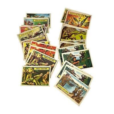 1965 A&BC Battle WWII Trading Cards 30 Card Lot 17 Different UK Gum