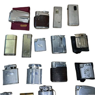 19x Vintage Ronson Lighters Job Lot Bundle Mixed Models