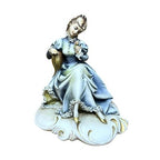 Vintage A Borsato Milano Italian Porcelain Lady Rose Figurine Lace