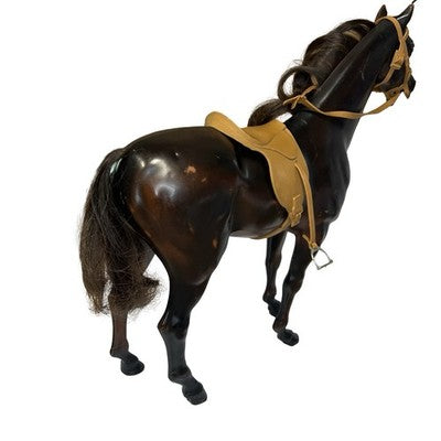 Vintage Doll Horse With Saddle Bridle & Mane Pedigree Sindy Tammy 1960s 1970s