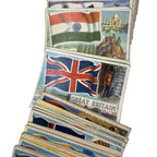 1956 A&BC Flags of the World Trading Cards Near Complete Set Missing No 46 - back view
