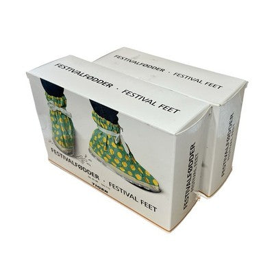Tiger Festival Feet Waterproof Shoe Covers Polka Dot Rain Covers Size 3-7 x2